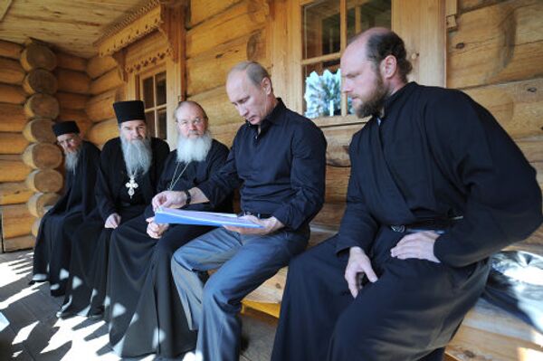 Prime Minister Vladimir Putin visits Valaam Monastery - Sputnik International