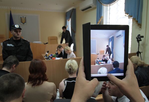 Yulia Tymoshenko in court - Sputnik International
