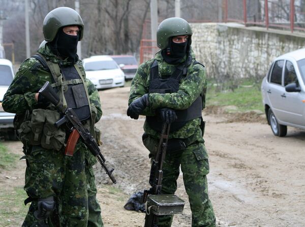 Russian security forces conducting anti-terrorist operation - Sputnik International
