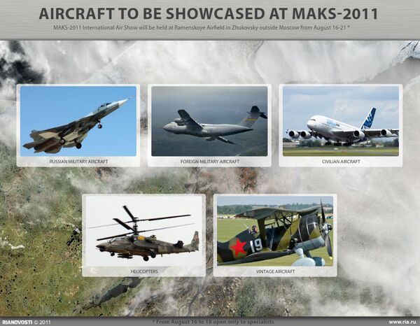 Aircraft to be showcased at MAKS-2011 - Sputnik International