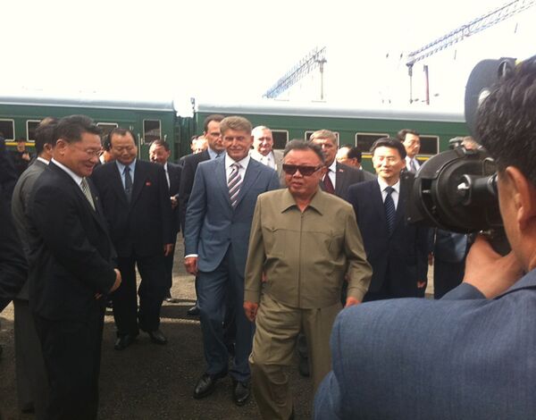 North Korean leader Kim Jong-il, who is traveling across Russia in his armored train, arrived on Tuesday to the south Siberian republic of Buryatia - Sputnik International