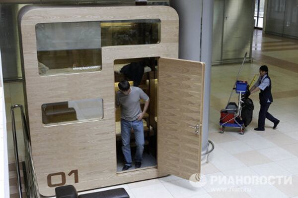 Sleepbox installed at Sheremetyevo Airport - Sputnik International