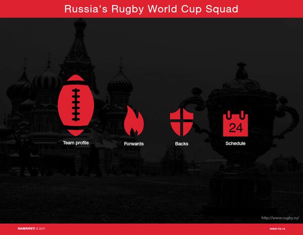 Russia's Rugby World Cup Squad - Sputnik International