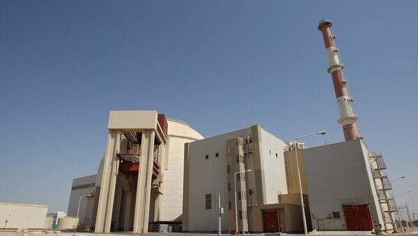 An archive photo of the Bushehr nuclear power plant in Iran - Sputnik International