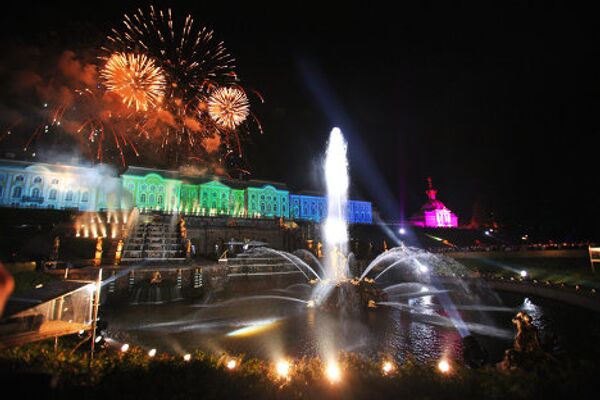 Capriccio. Rastrelli Dedication: Peterhof fountains – closing ceremony - Sputnik International