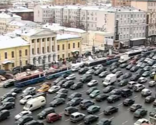 Moscow stuck in traffic jams on Car-Free Day - Sputnik International