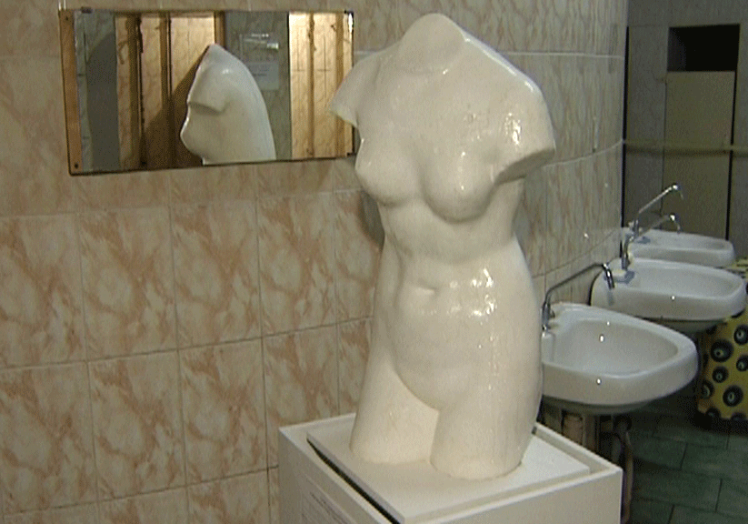 Statue of Venus scultped from soap in Gorky Park - Sputnik International
