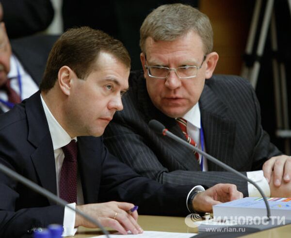 Dmitry Medvedev and Alexei Kudrin - Sputnik International