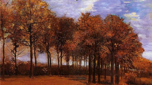 Autumn Landscape by Vincent Van Gogh  - Sputnik International