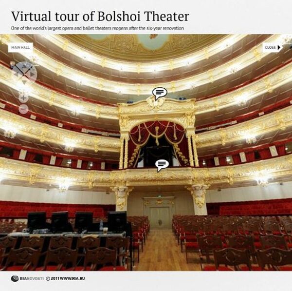 Virtual tour of Bolshoi Theater Virtual tour of Bolshoi Theater - Sputnik International