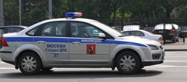 Russian traffic patrol car Russian traffic patrol car - Sputnik International
