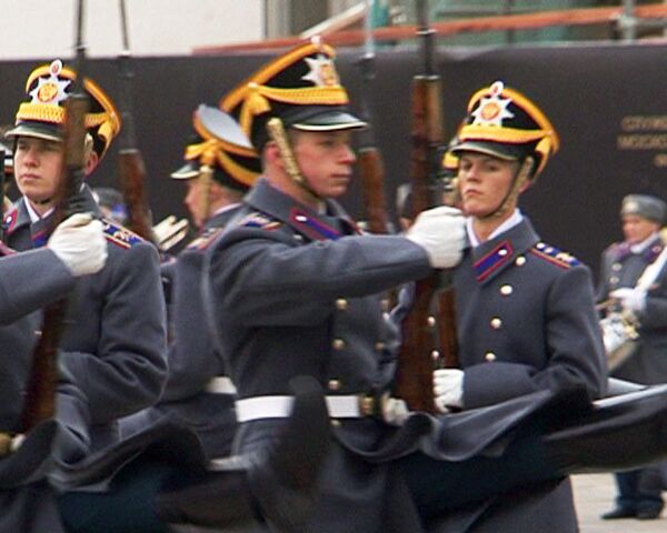 Moscow Kremlin hosts season’s final guard mounting ceremony - Sputnik International