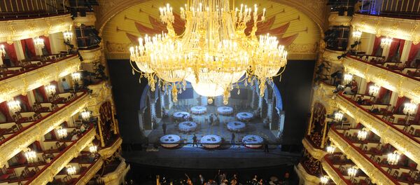 Run-through of Ruslan and Lyudmila opera at the Bolshoi Theater in Moscow Run-through of Ruslan and Lyudmila opera at the Bolshoi Theater in Moscow - Sputnik International