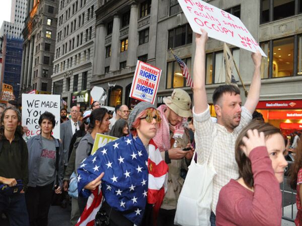 Occupy Wall Street campaign - Sputnik International