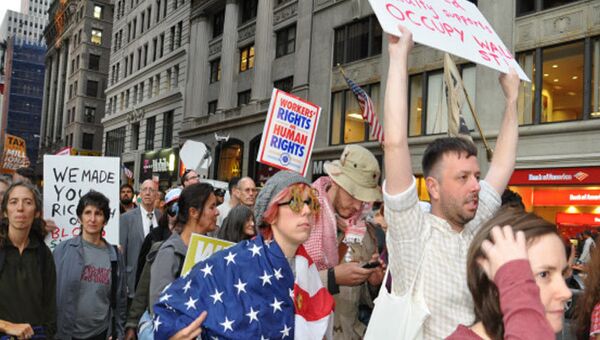 The Occupy Wall Street protests in the U.S. - Sputnik International