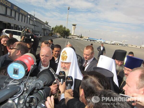 Patriarch of Russia visits Syria, Lebanon - Sputnik International