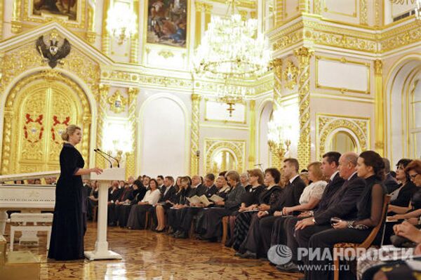 Svetlana Medvedev attends International Festival Rising Stars in the Kremlin - Sputnik International