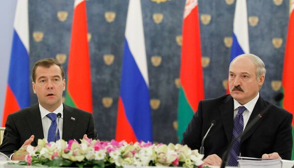 Dmitry Medvedev and Alexander Lukashenko. Archive - Sputnik International