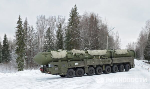 Yars ballistic missile systems in Central Russia  - Sputnik International