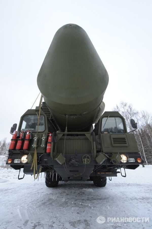 Yars ballistic missile systems in Central Russia  - Sputnik International