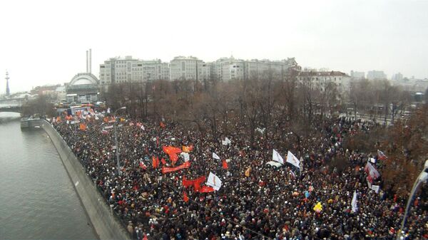 Protest on Bolotnaya Square in Moscow - Sputnik International