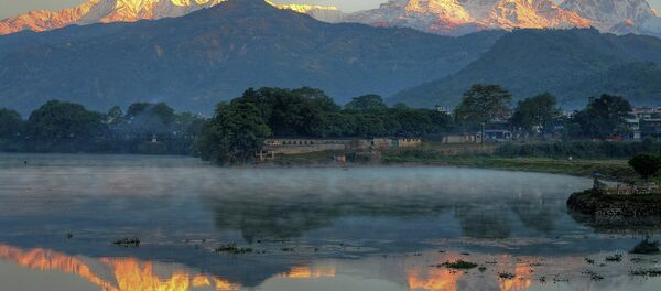 Machapuchare, a mountain in the Annapurna Himal of north central Nepal. Machapuchare, a mountain in the Annapurna Himal of north central Nepal. - Sputnik International
