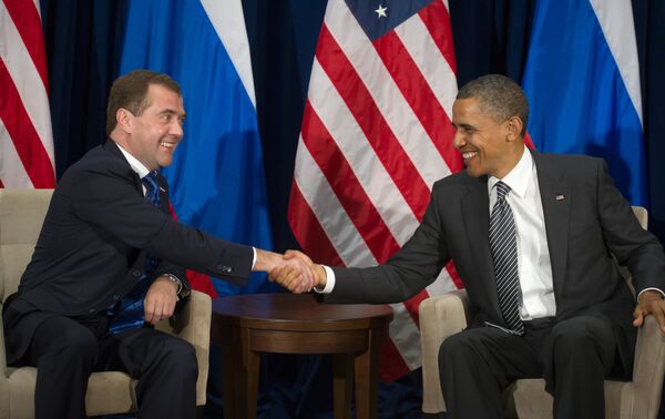 During a meeting with his American counterpart Barack Obama in Seoul, President Dmitry Medvedev made a striking comment, calling the past three years “probably the best three years in Russian-U.S. relations in the past decade.” - Sputnik International