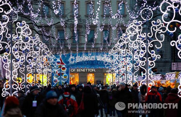 Christmas fair opens in St. Petersburg Christmas fair opens in St. Petersburg - Sputnik International