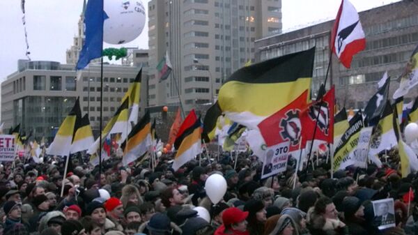 Moscow Protests Continue Amid Freezing Temperatures - Sputnik International