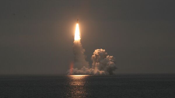 Launch of a Bulava SLBM - Sputnik International