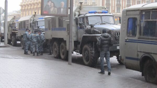 Moscow police prevent '31' protest, detain 7          - Sputnik International