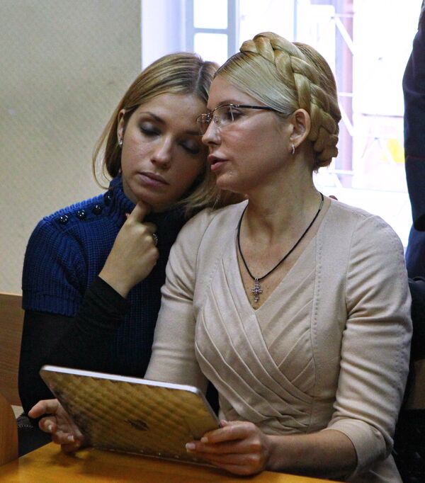 Yulia Timoshenko with her daughter Yevgenia - Sputnik International