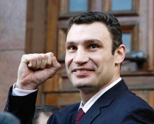 Ukraine's WBC heavyweight champion Vitali Klitschko announced Wednesday he would run for mayor of Kiev - Sputnik International