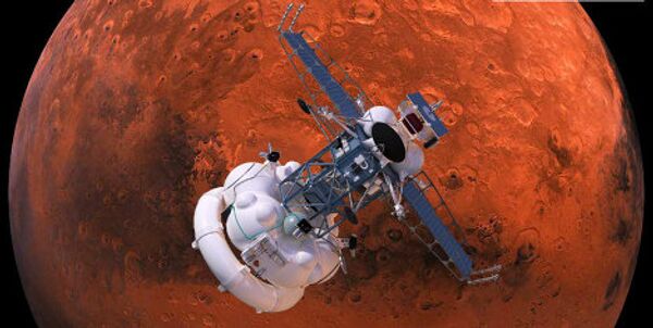 Russian Scientists Propose Manned Base on Martian Moon to Control Robots Remotely on Red Planet Russian Scientists Propose Manned Base on Martian Moon to Control Robots Remotely on Red Planet - Sputnik International