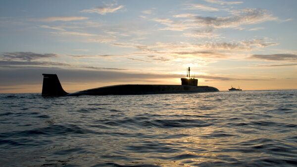 Borey class nuclear-powered ballistic missile submarine Yuri Dolgoruky - Sputnik International