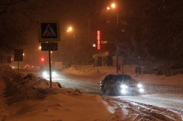Snow on the streets - Sputnik International