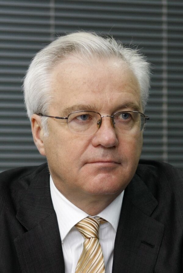 Russia’s UN envoy Vitaly Churkin - Sputnik International