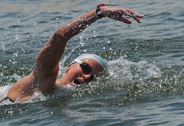 Open water swimming champion Ekaterina Seliverstova has angered the Russian swim team by training individually in the hope of qualifying for the London 2012 Olympics - Sputnik International