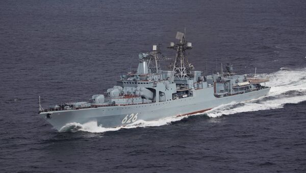 Russian Anti-Submarine Destroyer  Vice-Admiral Kulakov - Sputnik International