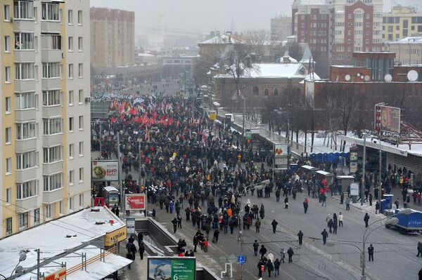 March and demonstration For Fair Elections in Moscow. Archive - Sputnik International