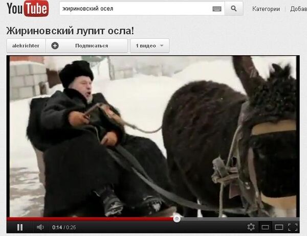 Zhirinovsky explained why he made a video with a donkey harnessed to a sleigh. - Sputnik International