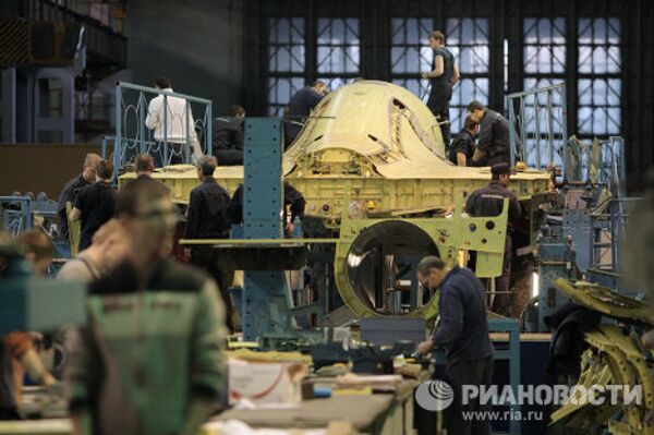 Workshops Where Sukhoi Su-34 Fullback Fighter-Bombers are Assembled - Sputnik International