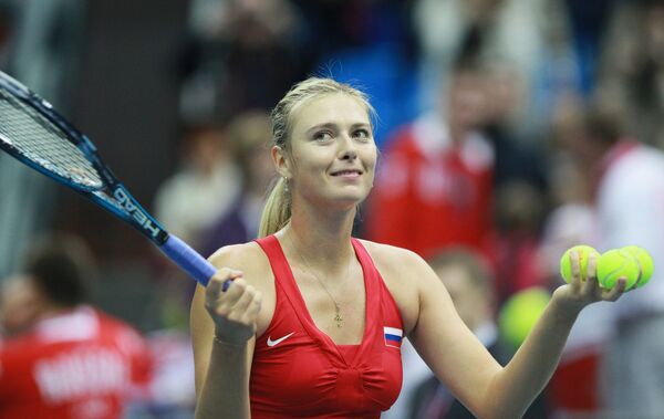 Russian tennis star Maria Sharapova - Sputnik International
