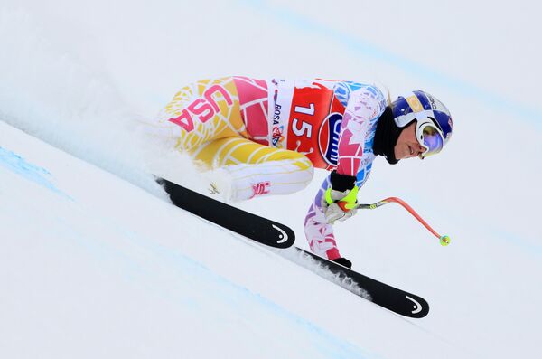 Vonn won the gold medal in downhill skiing at the 2010 Winter Olympics in Vancouver. - Sputnik International