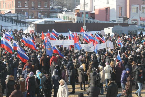 Putin Supporters Hold Rallies All Over Russia          - Sputnik International