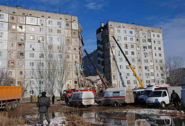 Search and rescue operations have been completed at the site of a gas explosion in an apartment block in Astrakhan - Sputnik International
