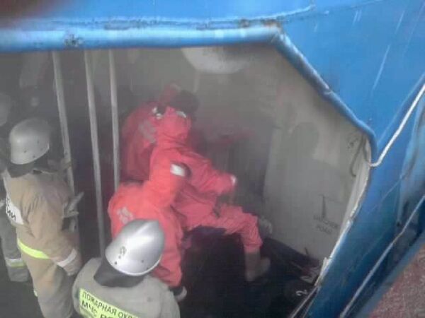 Tuesday's fire on the tanker Engineer Nazarov ' on the Caspian sea near Makhachkala could have been caused by a faulty electrical circuit - Sputnik International