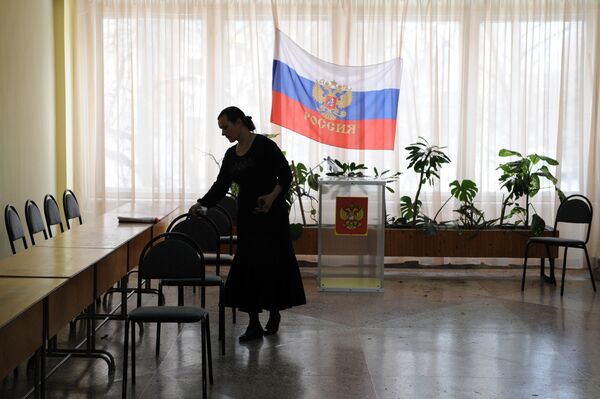 Russians Start Voting for President in Moscow, St Petersburg          - Sputnik International