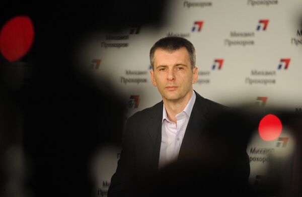 Mikhail Prokhorov - Sputnik International