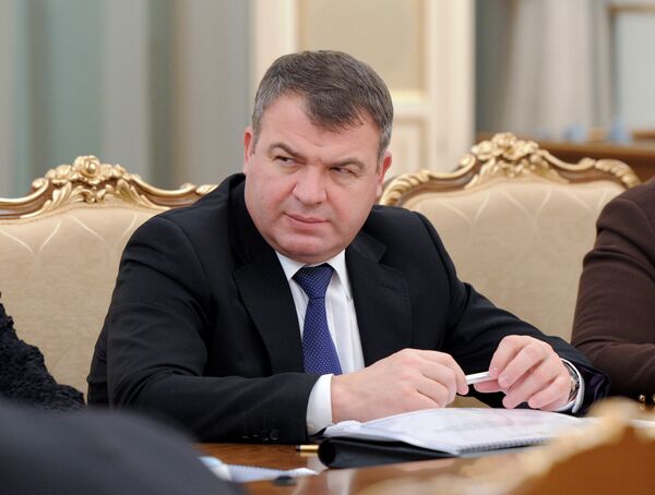 Russian Defense Minister Anatoly Serdyukov - Sputnik International